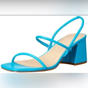 Marc Fisher Galvin Strappy Sandals Hawaiian Blue 7.5‎